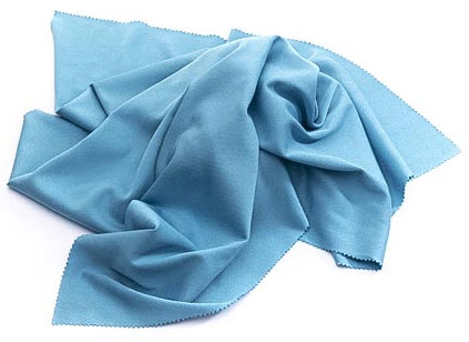 Microfaser MEGA Gläsertuch, für strahlenden Glanz, Farbe blau, Art.-Nr. M-104