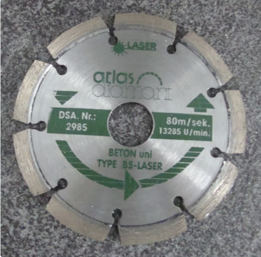 B5-115 Diamantscheibe Beton universell, Laser