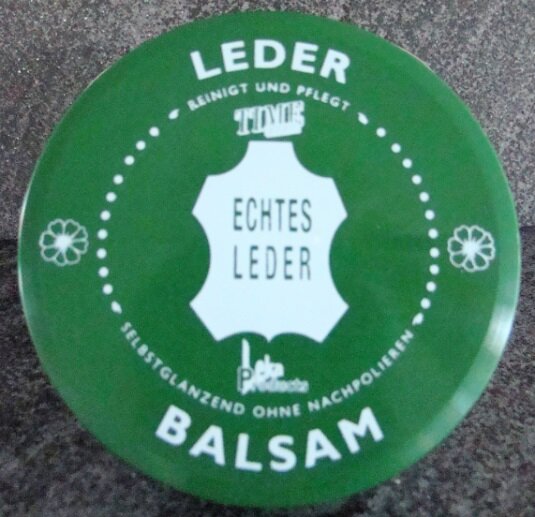 Lederbalsam, klein ohne Schwamm, für Autositze, Lederjacken, Schuhe, ect. Art.-Nr. L-402
