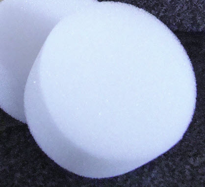 Schwamm D x H = 7 x 3,5 cm, für Lederpflege / Lackversiegelung Seegi's Schlurze... Art.-Nr. L-601
