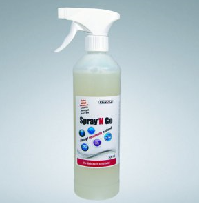 Universalreiniger Spray'N Go, der Sprüh-Gel haftet sogar an senkrechten Flächen. Art.-Nr. O-1259