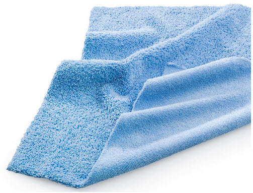Microfaser Staub- und Poliertuch, besiegt das kleinste Staubkorn, Farbe blau, Art.-Nr. M-625