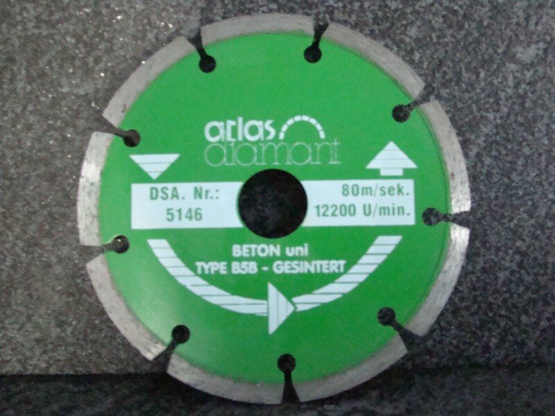 B5B-125 Diamantscheibe Beton universell, gesintert